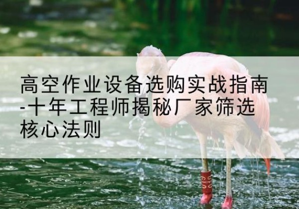 鹿泉剪叉式升降机厂家-高空作业设备选购实战指南-十年工程师揭秘厂家筛选核心法则